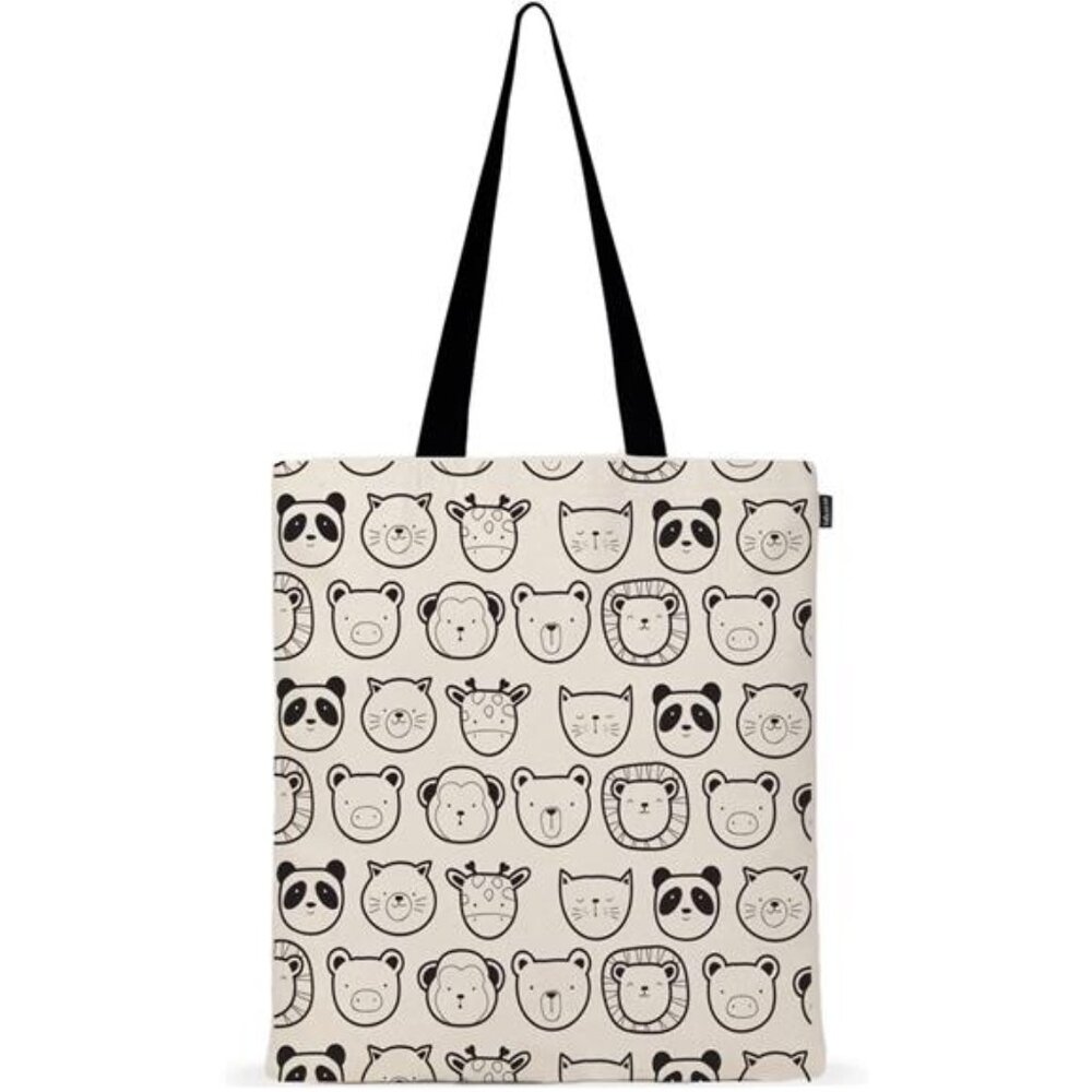 Canvas Tote Bag for Women, Reusable Cotton Tote Bag